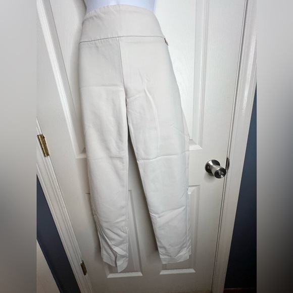 Lilly Pulitzer Pants - Lilly Pulitzer Womens 8 Hepburn Tan Cigarette Slim Ankle Crop Pull On Pant M